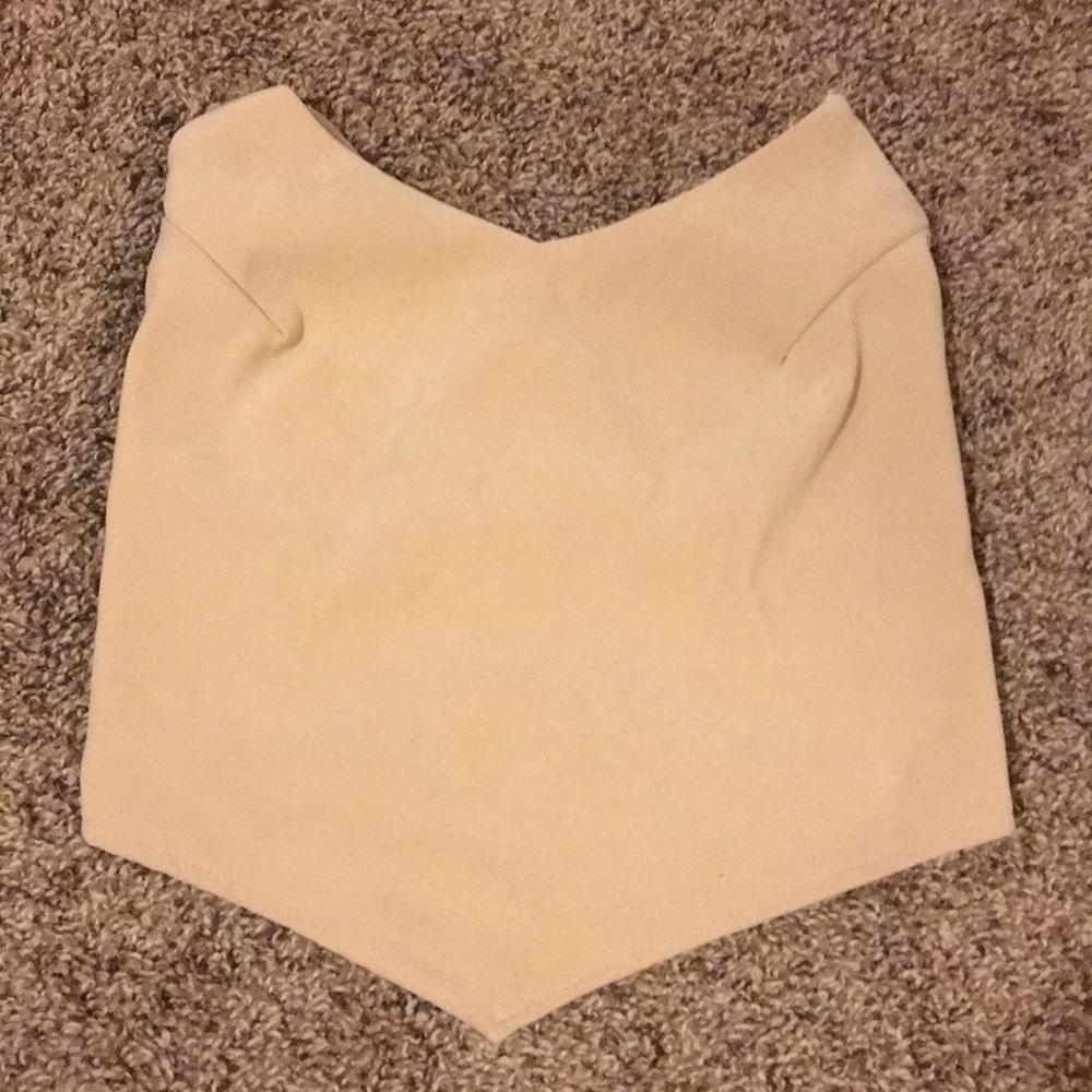Tied up crop top